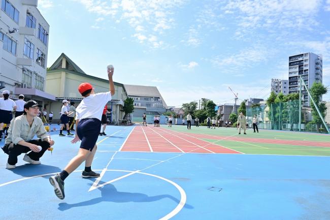 写真：測定しているよう様子