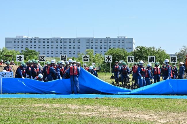 写真：北区総合水防訓練