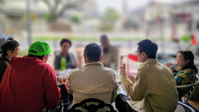 年末防犯パトロール懇親会の写真
