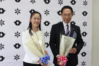 写真:桜の枝交換