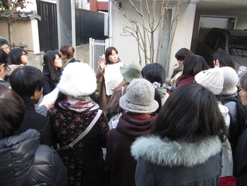 ひととき散歩散策の様子