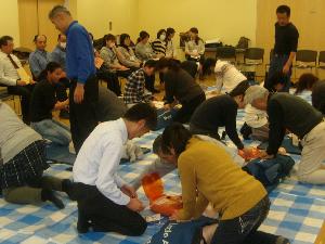 職員向け救命講習実施の様子