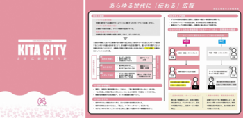 北区広報基本方針と基本方針概要版　画像