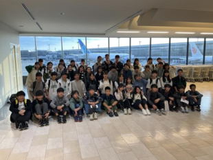 派遣の様子の写真