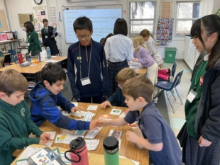 派遣の様子の写真