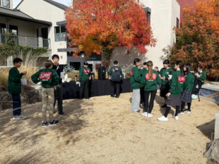 派遣の様子の写真