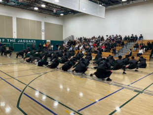 派遣の様子の写真