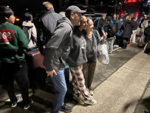 派遣の様子の写真