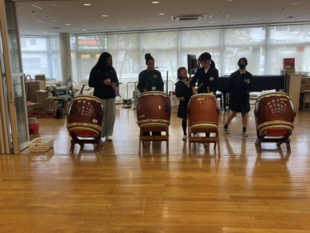 受入の様子の写真