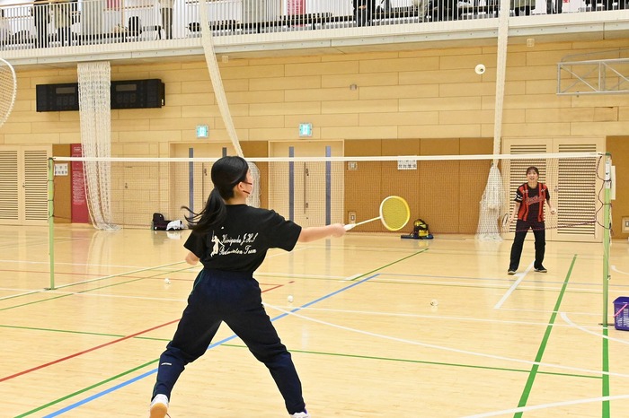 ドライブの練習の様子