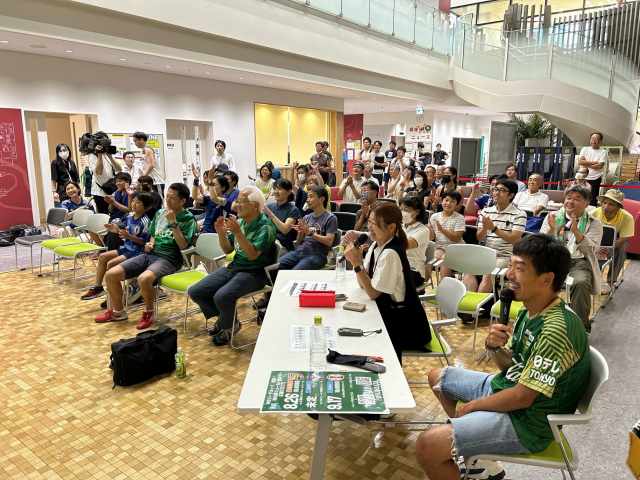 過去に実施したパブリックビューイングの様子