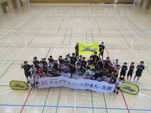 直伝バスケットボール教室の様子