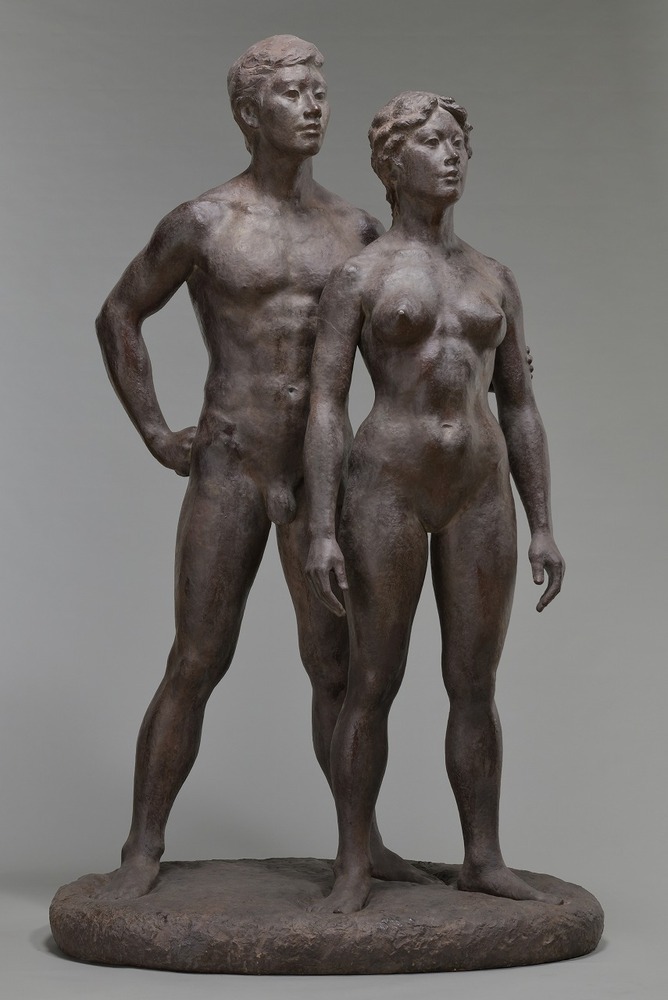 大地の彫刻作品の画像