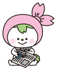 北区新聞大好きプロジェクトマスコットキャラクターの写真