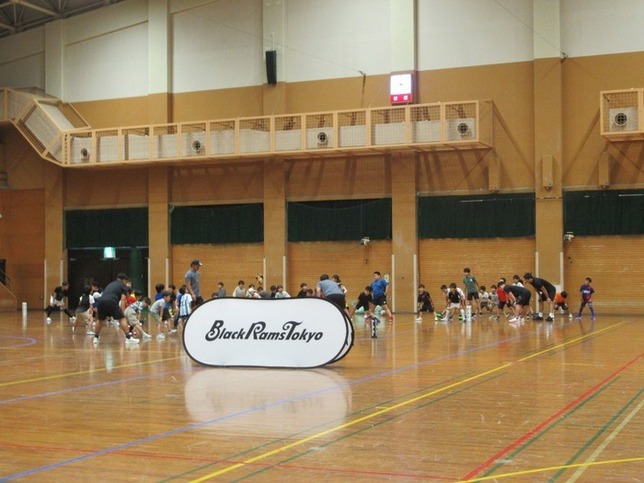 ラグビー教室の様子