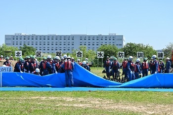 昨年度の訓練の様子　画像