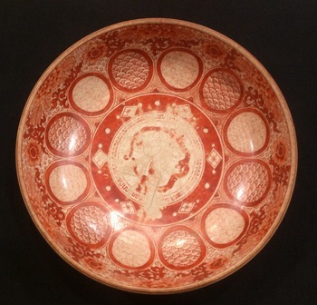 D犀星が龍之介に贈った九谷焼の鉢