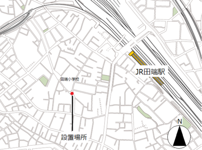 地図：北区田端5丁目4番1号