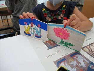 作成した絵馬の写真