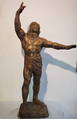 北村西望　平和祈念像立像試作