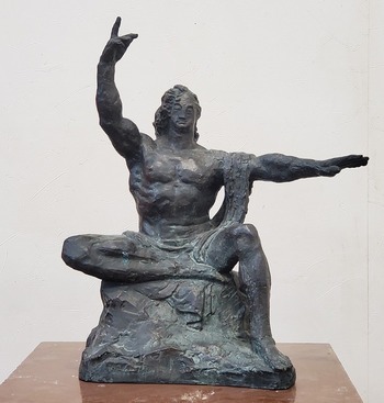 北村西望　平和祈念像1/20ひな形