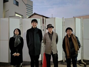 建設予定地にて撮影