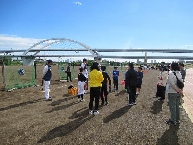 東京ヤクルトスワローズ野球教室