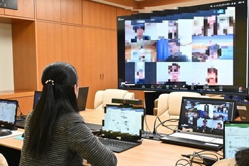 オンライントークの様子　画像