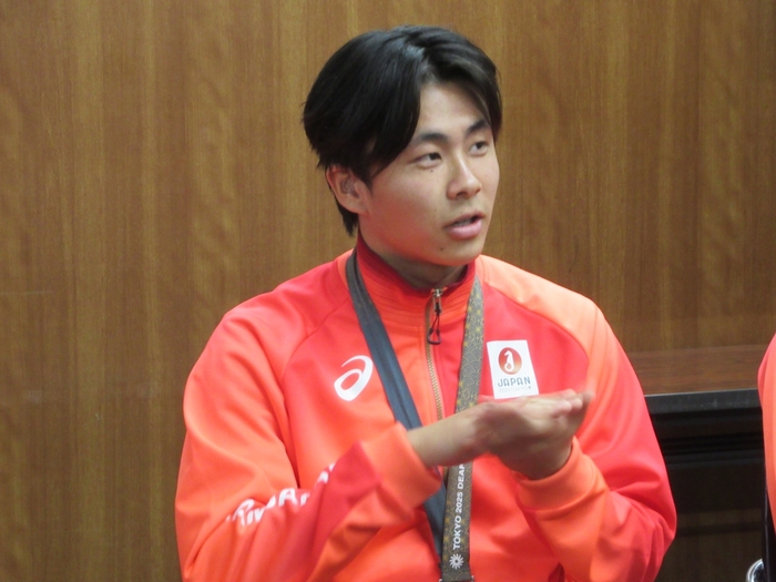 写真：森重英威豪選手