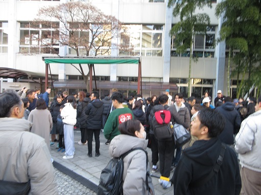 受入の様子の写真