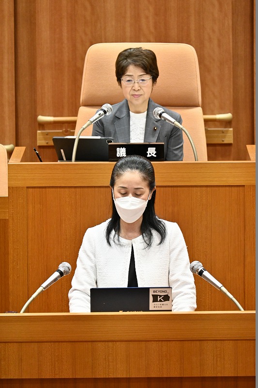 区長と議長の写真