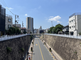 東台橋（田端の切通し）