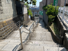 不動坂（JR田端駅南口付近）